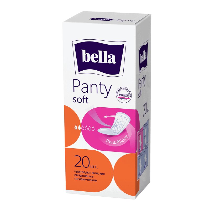 Bella Панти Софт Прокладки ежедневные 20 шт белла панти прокладки ежедн софт 50 10