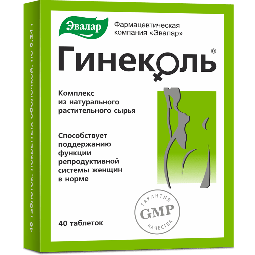 

Эвалар Гинеколь таблетки 40 шт