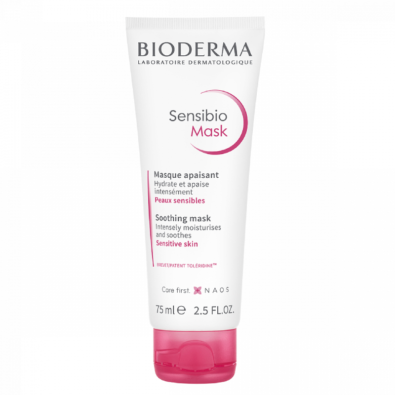 Bioderma Сенсибио маска успокаивающая 75 мл. чистовье маска косметологическая полиэтилен 25 шт