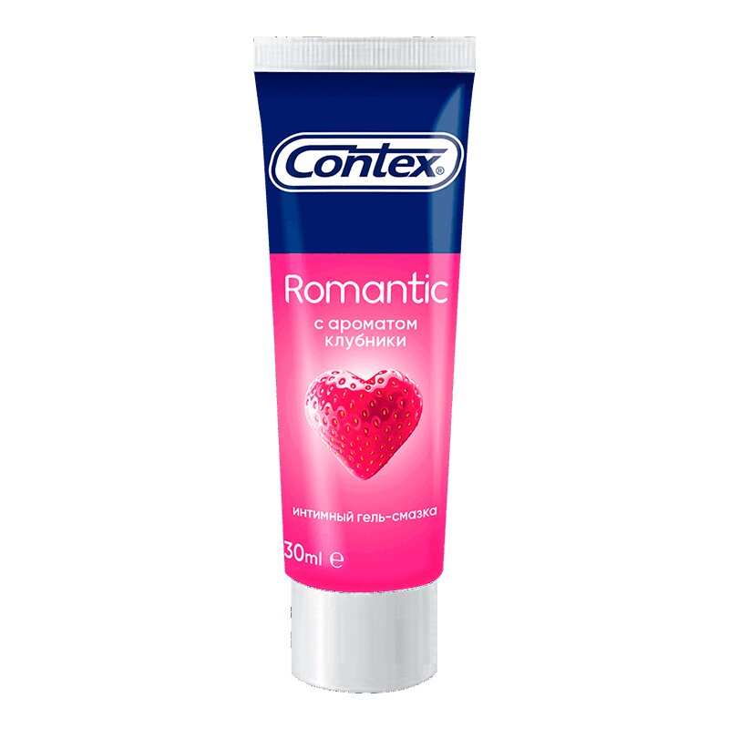 

Contex Romantic Гель-смазка c ароматом клубники 30 мл