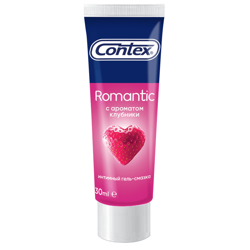 Изображение товара Contex Romantic Гель-смазка c ароматом клубники 30 мл