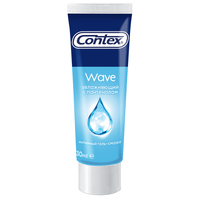 Изображение товара Contex Wave Гель-смазка увлажняющая с пантенолом 30 мл