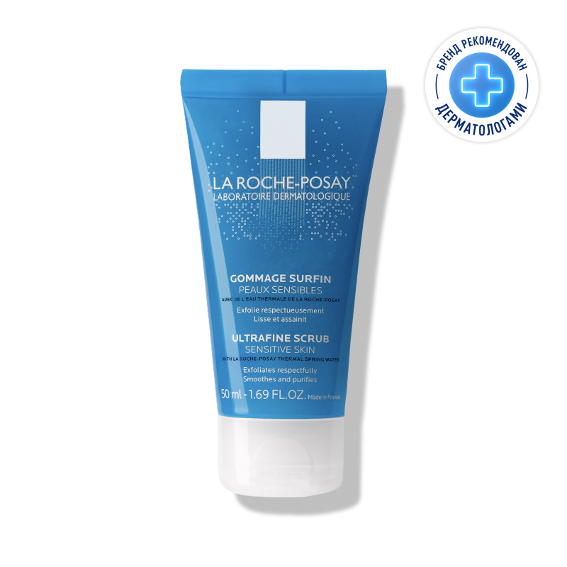 La Roche-Posay Скраб мягкий д/чувствительной кожи 50 мл la roche posay 24hr physiological deodorant roll on дезодорант ролик физиологический 50 мл