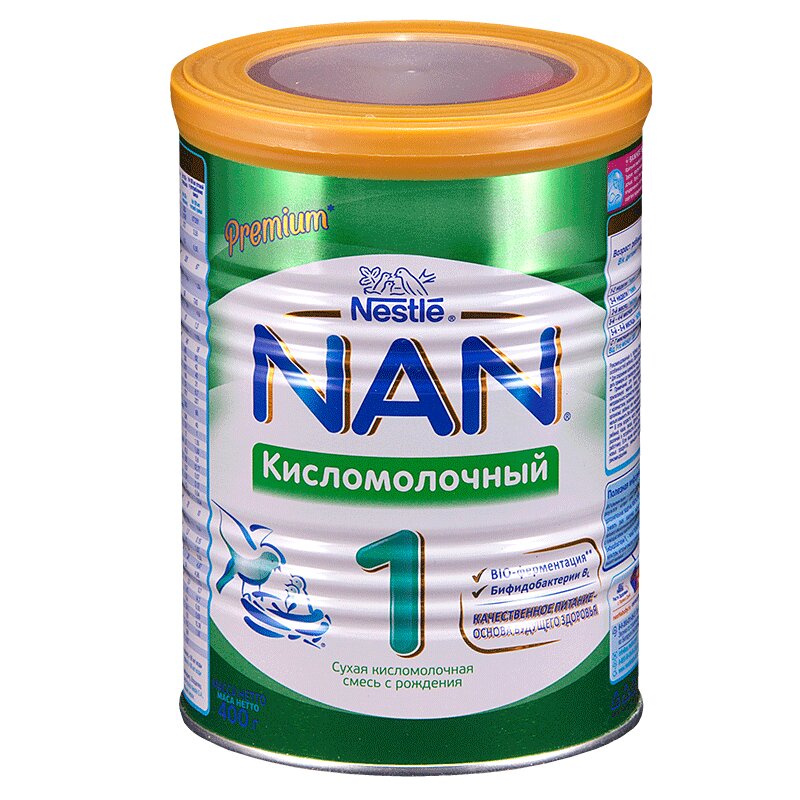

Детское питание НАН Кисломолочный 1 смесь сухая 400г