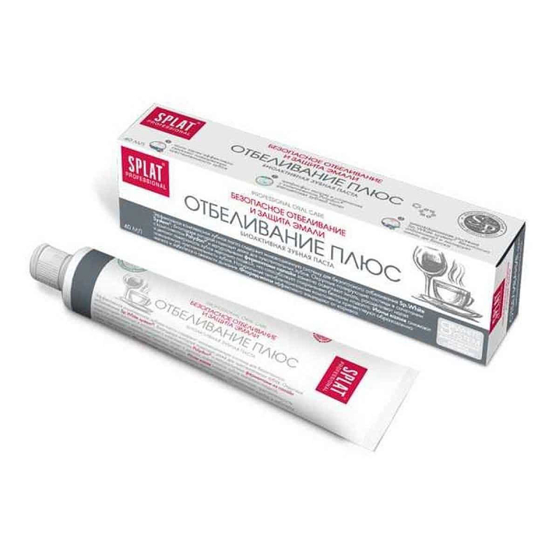 Изображение товара Splat Professional Отбеливание Плюс Зубная паста 40 мл со фтором