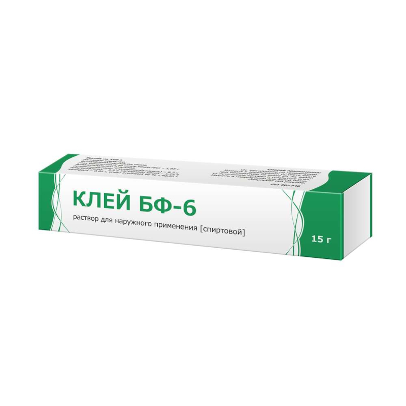 

Клей БФ-6 раствор для наружного применения 15 г