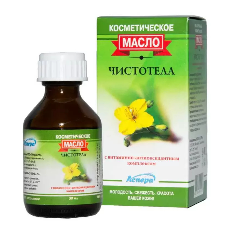 

Аспера Масло косметическое Чистотел 30 мл