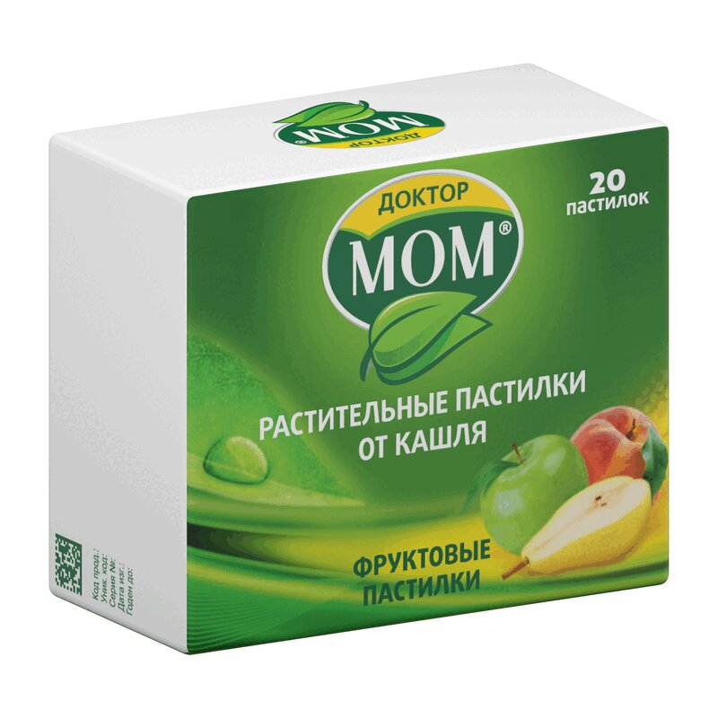 

Доктор Мом фруктовый вкус пастилки №20