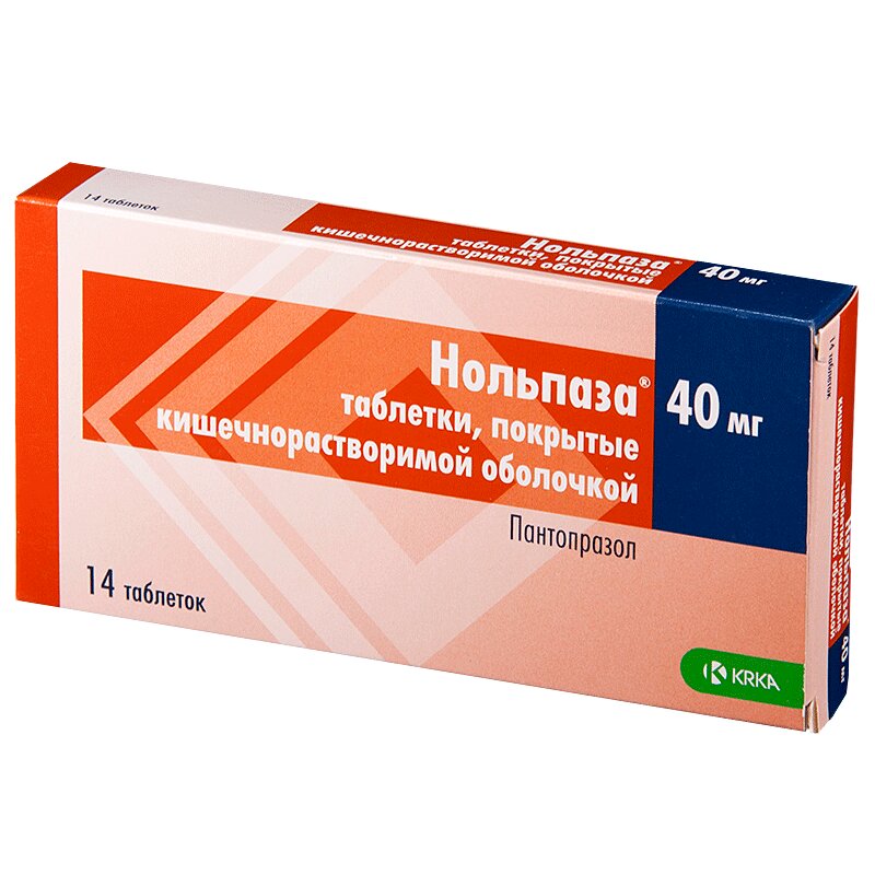 Изображение товара Нольпаза 40 мг таблетки 14 шт