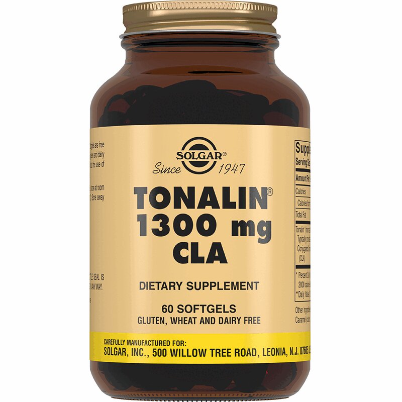 Solgar Тоналин КЛА капс.1300 мг 60 шт л карнитин для похудения qeep l carnitine капсулы 90 шт