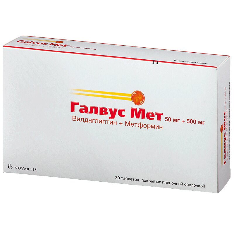 Галвус Мет 50 1000 Цена