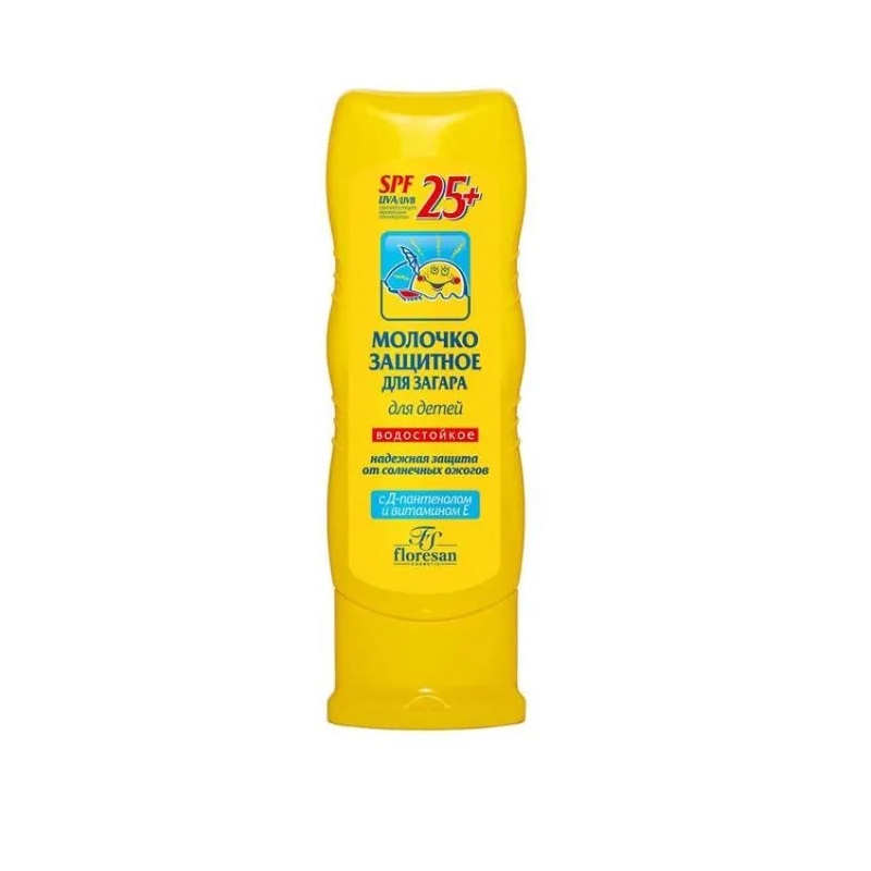 

Floresan Молочко защитное д/загара для детей SPF 25+ 125 мл формула 111 уп. 1 шт