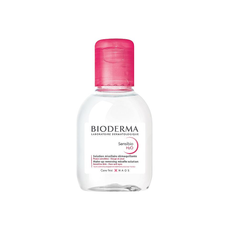 Bioderma Сенсибио Н2О вода мицеллярная очищающая фл.100 мл драгоценное сухое масло для тела вода атлантики hydrating dry oil vt18009 100 мл