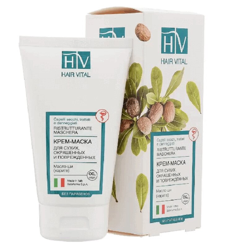 Изображение товара Hair Vital Крем-маска для поврежденных волос 150 мл восстановление и увлажнение