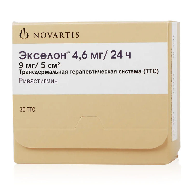 Изображение товара Экселон 4,6 мг/24 ч трансдермальная терапевтическая система 30 шт