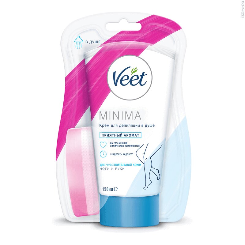 Veet Спа Крем-депилятор в душе д/чувствительн.кожи 150 мл очищающее молочко для чувствительной кожи multi level performance cleansing