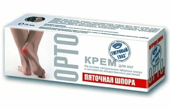 

Тигровый глаз ОРТО пяточная шпора крем для ног 75 мл