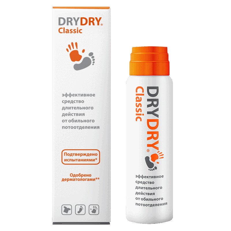 

Dry Dry средство от обильного потоотделения длительного действия 35 мл