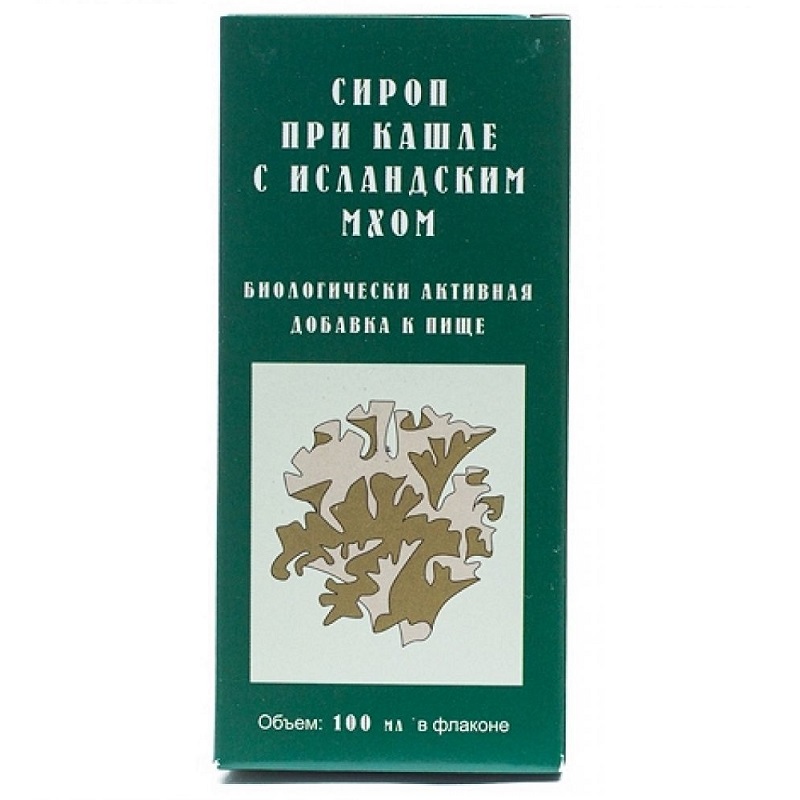 Сироп при кашле с исландским мхом 100 мл