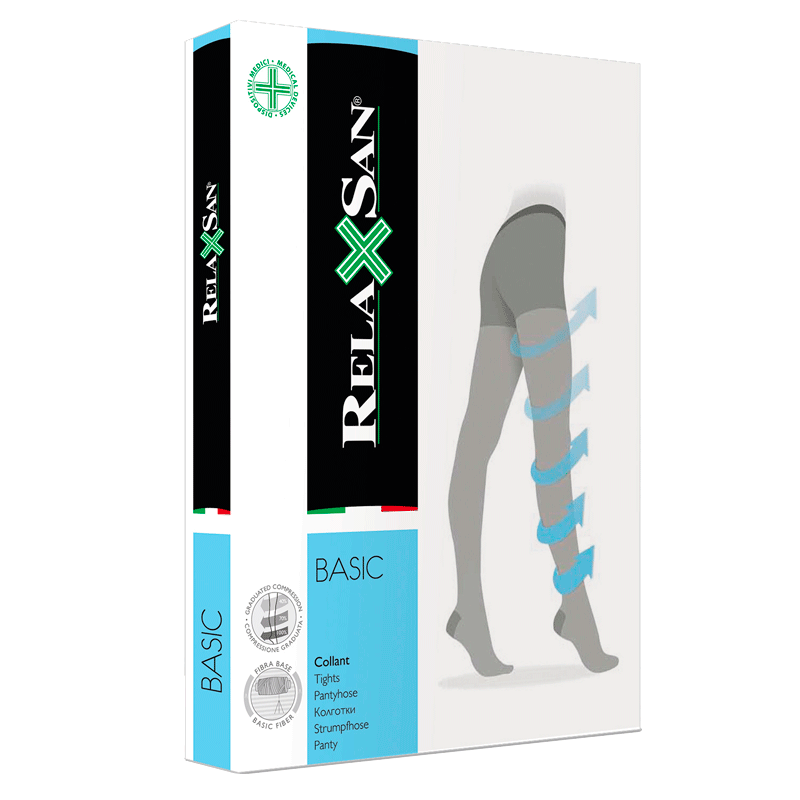 Изображение товара Relaxsan Basic Колготки компрессионные Collant Plus 2 класс компрессии 140 den размер 2 Телесные