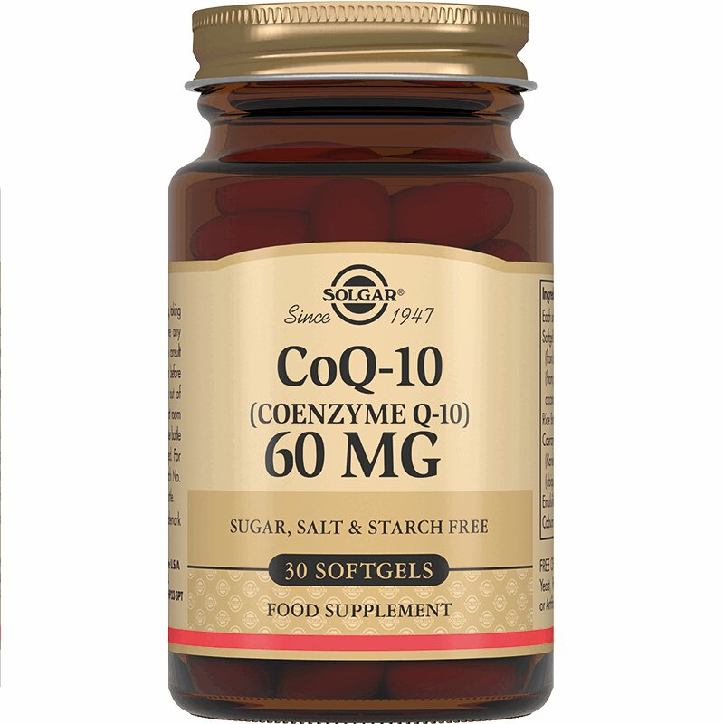 Solgar Коэнзим Q-10 капсулы 60 мг 30 шт коэнзим q10 100мг капс 0 65г 60 бад