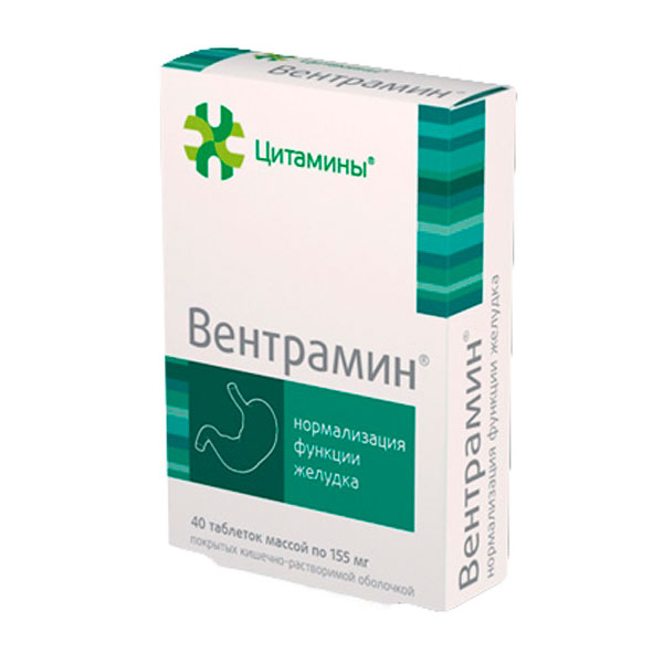 

Вентрамин таблетки 40 шт