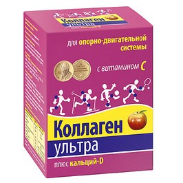 

Коллаген Ультра плюс кальций-D порошок для приготовления раствора Яблоко 8 г 7 шт