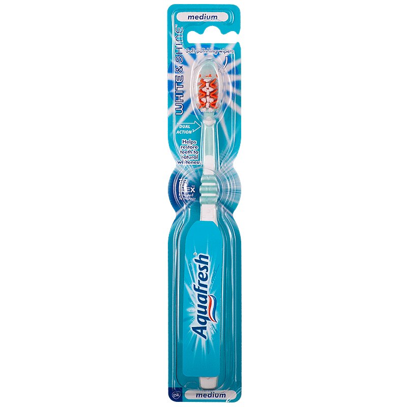 Изображение товара Aquafresh White & Shine Зубная щетка Средняя жесткость