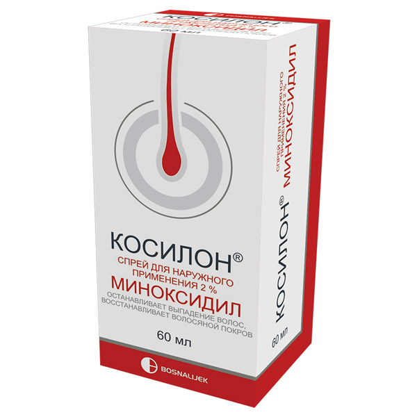 

Косилон 2% спрей для наружного применения 60 мл