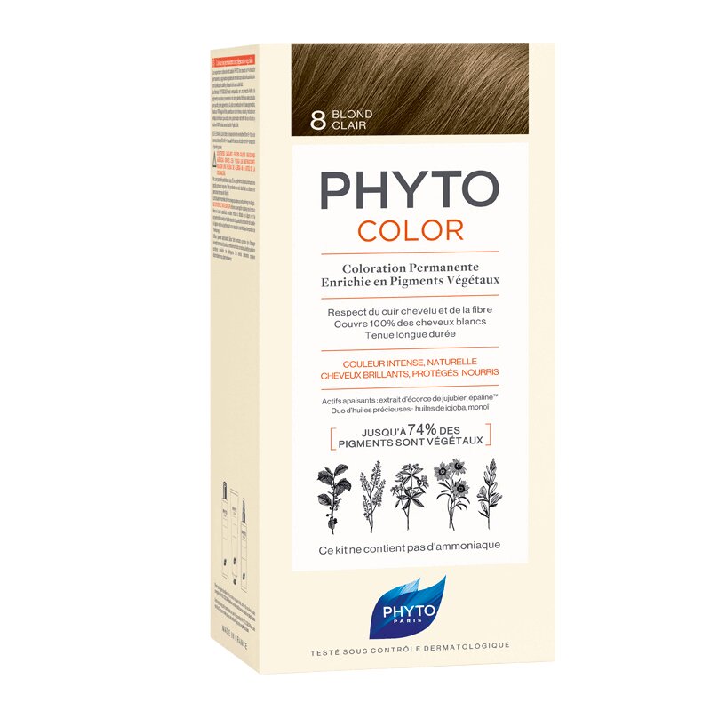 Phytosolba Фитоколор Краска для волос 8 Светлый блонд путем познания и добра надежда