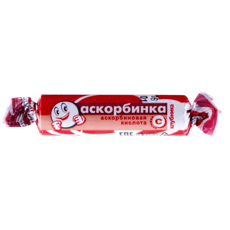 

Аскорбинка таблетки жевательные Клубника 10 шт
