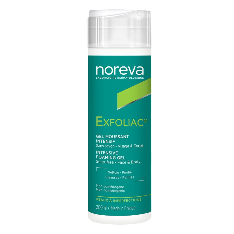 

Noreva Exfoliac Гель для лица интенсивный очищающий пенящийся 200 мл