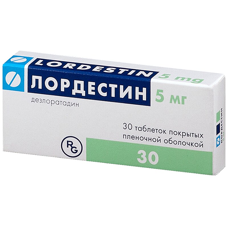 

Лордестин табл. п.о. 5мг №30