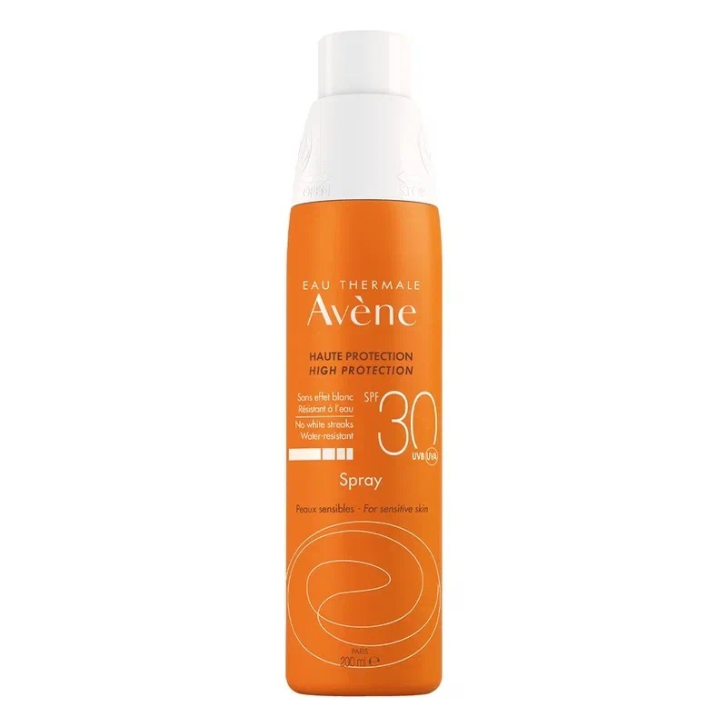 Изображение товара Avene Sun Солнцезащитный спрей SPF30 для тела 200 мл — водостойкий и фотоустойчивый