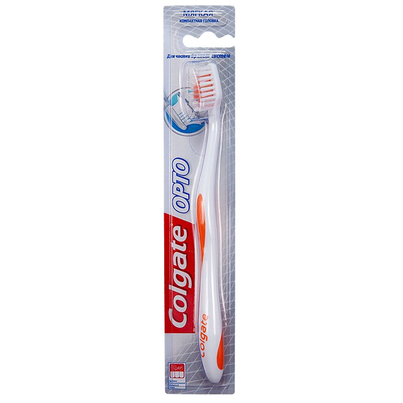 Зубная щетка Colgate Орто для брекетов мягкая 1 шт зубная щетка exxe luxury уголь мягкая в ассортименте