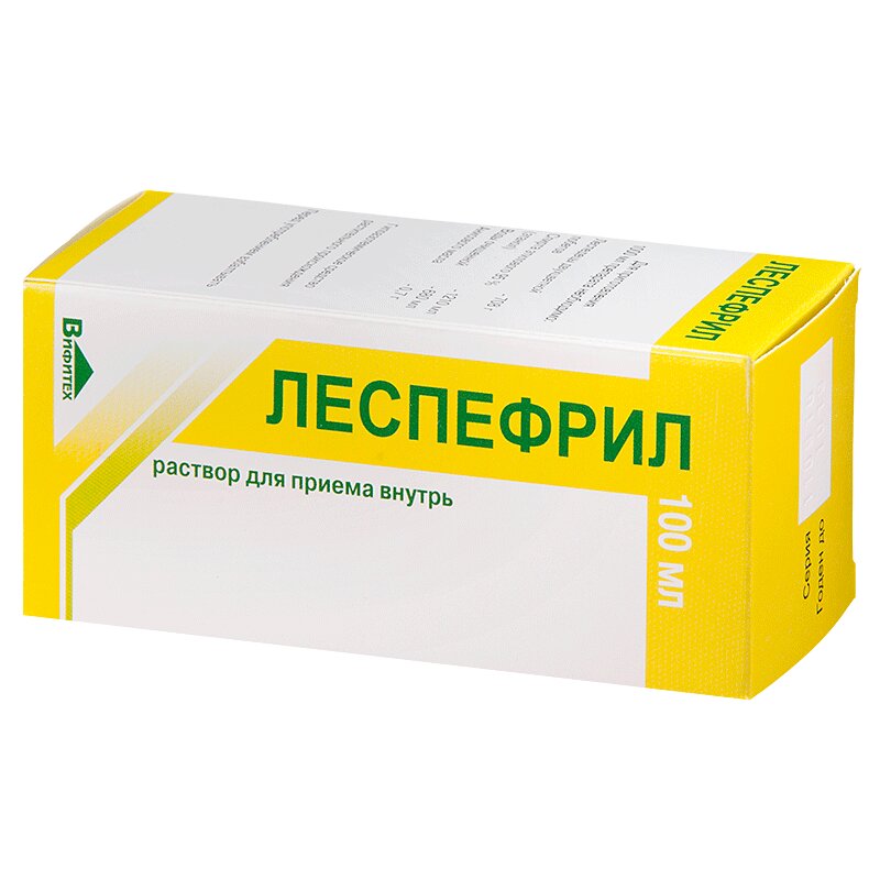 Изображение товара Леспефрил раствор для приема внутрь 100 мл - лечение хронической почечной недостаточности