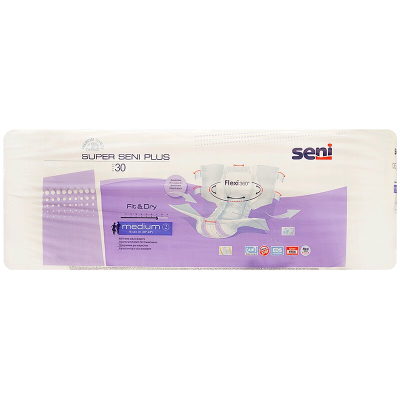 

Подгузники Seni Super plus air Medium шт 30