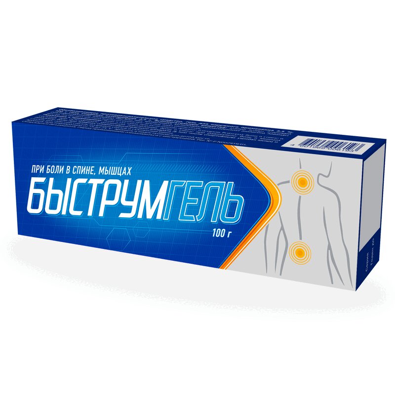 

Быструмгель 2,5% гель для наружного применения 100 г