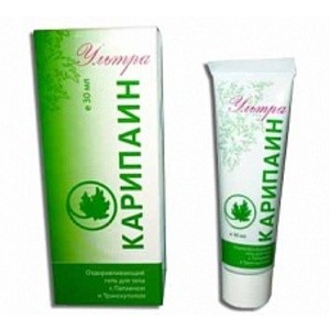 Изображение товара Карипаин Ультра гель для суставов и тканей 30 мл - противовоспалительный регенерирующий препарат