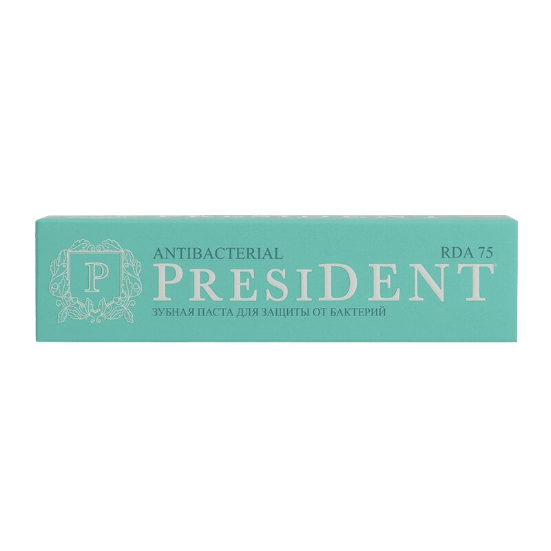 

PresiDENT Antibacterial Зубная паста для защиты от бактерий 75 RDA 50 мл