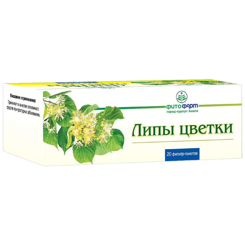 

Липа цветки фильтр-пакеты 1,5 г 20 шт