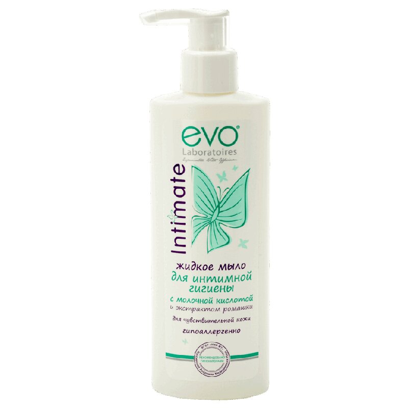 Evo мыло для интимной гигиены 200 мл наша мама жидкое мыло для интимной гигиены серии mama comfort 250