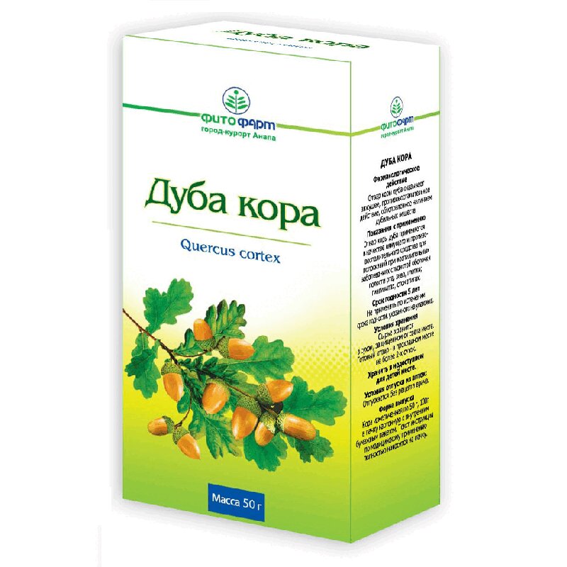 Дуба кора 50 г 1 шт