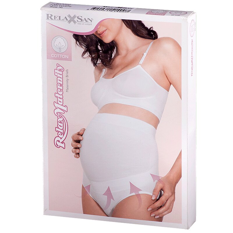 Бандаж для беременных с хлопк. XL/white уп N1