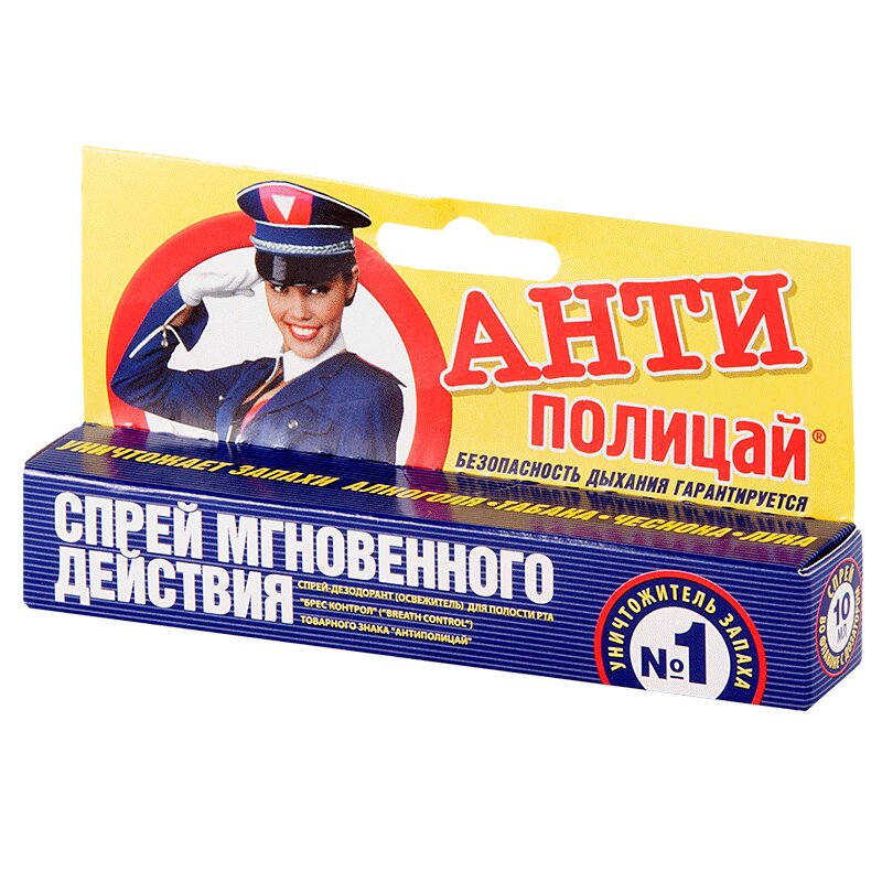 

Антиполицай спрей для полости рта 10 мл