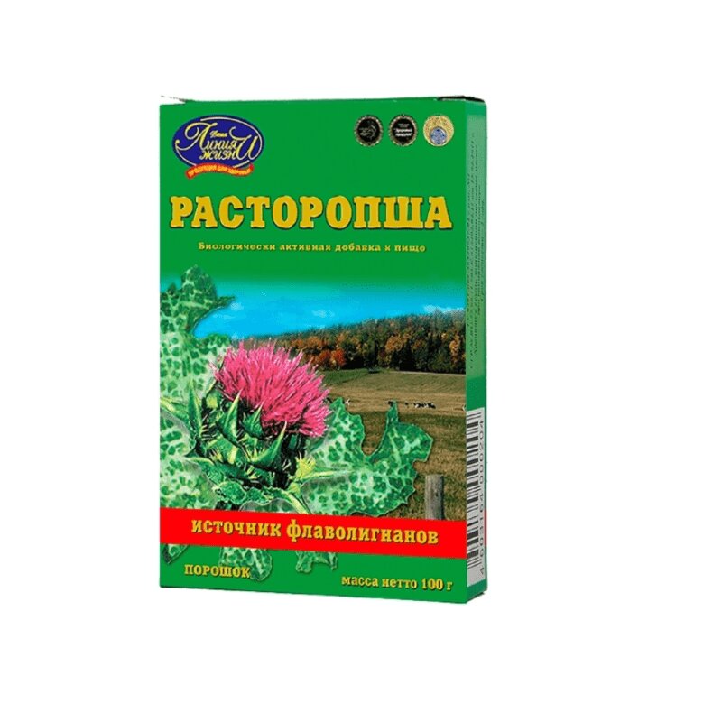 

Расторопша порошок 100 г