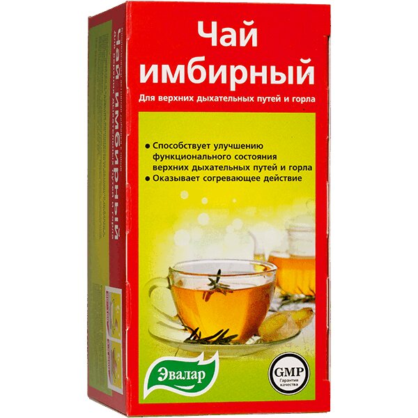 Чай Имбирный ф/п 20 шт шиповника плоды здоровье 100г