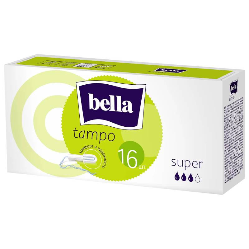 

Bella Tampo Тампоны гигиенические Super 16 шт