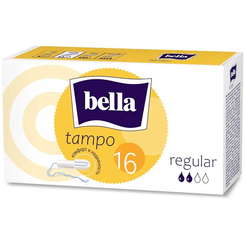 Тампоны Bella Премиум Комфорт Регуляр 16 шт тампоны o b pro comfort mini tampons гигиенические женские комфорт мини 8 шт