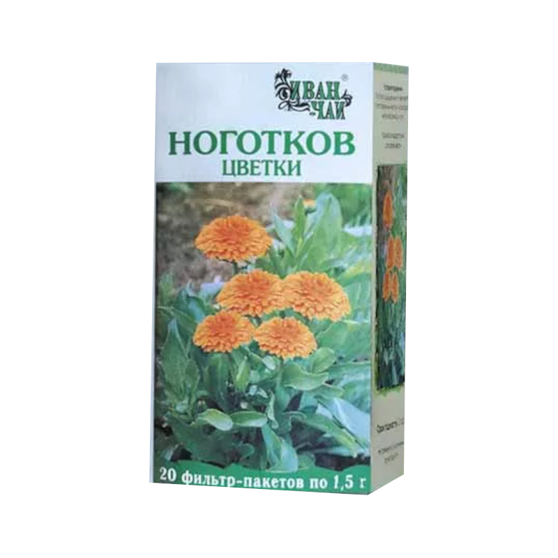 Изображение товара Ноготков цветки / Календула фильтр-пакеты 1,5 г 20 шт